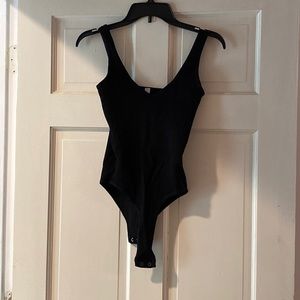 Womens Black Tank Top Bodysuit